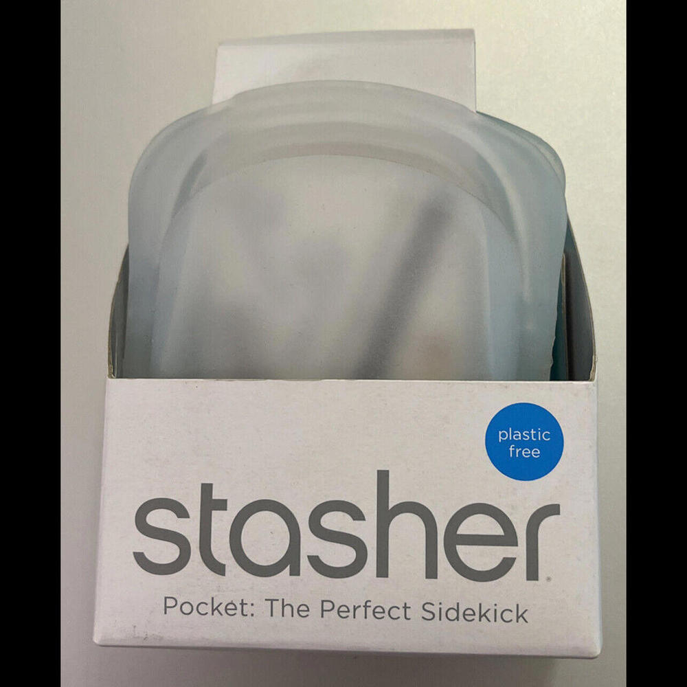 Stasher The Silicone Reusable Bag Pocket Size 2-Pack New in Package